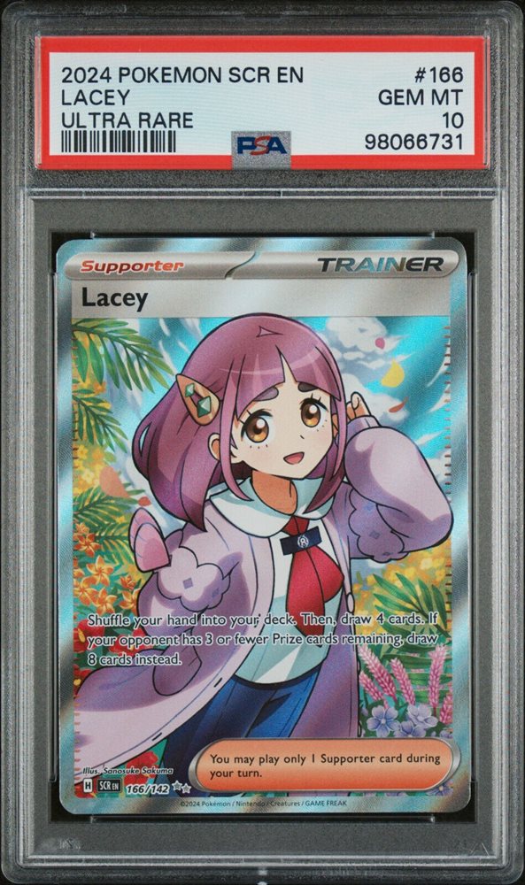 PM✨ Pokemon - Lacey 166/142 - Stellar Crown - Full Art Foil