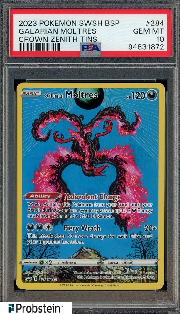 Auction Prices Realized Tcg Cards 2023 POKEMON SWSH BLACK