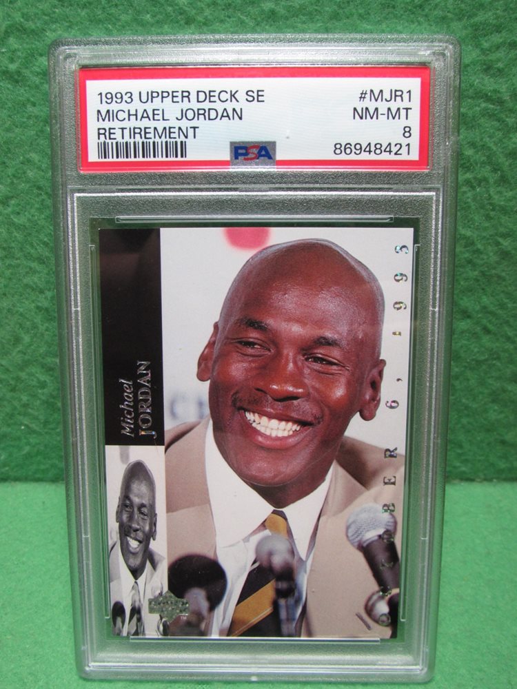 マイケルジョーダン 1993 Upper Deck PSA 9 Michael Jordan 1993 Upper Deck Basketball Card #193 Graded