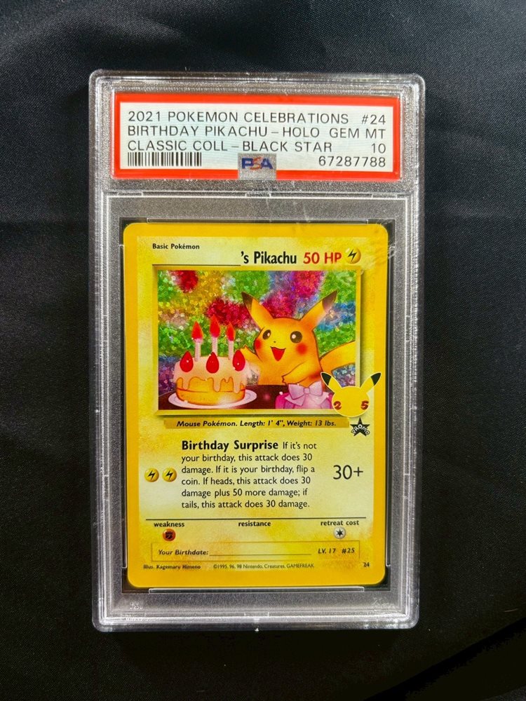 2021 ポケモン バースデイ ピカチュウ ホロ　PSA10 PSA 10 Birthday Pikachu 007/025 25th Anniversary Pokemon