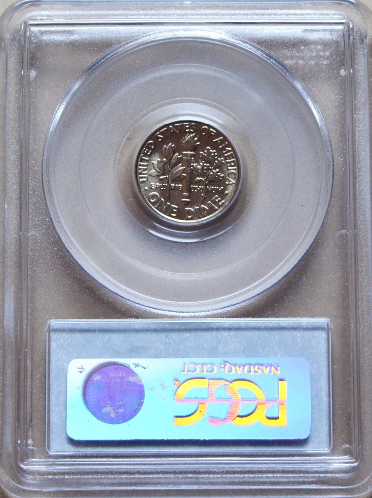 1996-W ROOSEVELT DIME PCGS MS67FB FULL BANDS, MS67FB - PCGS