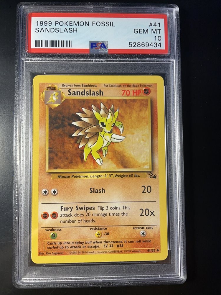eBay Auction Item 203748685334 Tcg Cards 1999 Pokemon Fossil