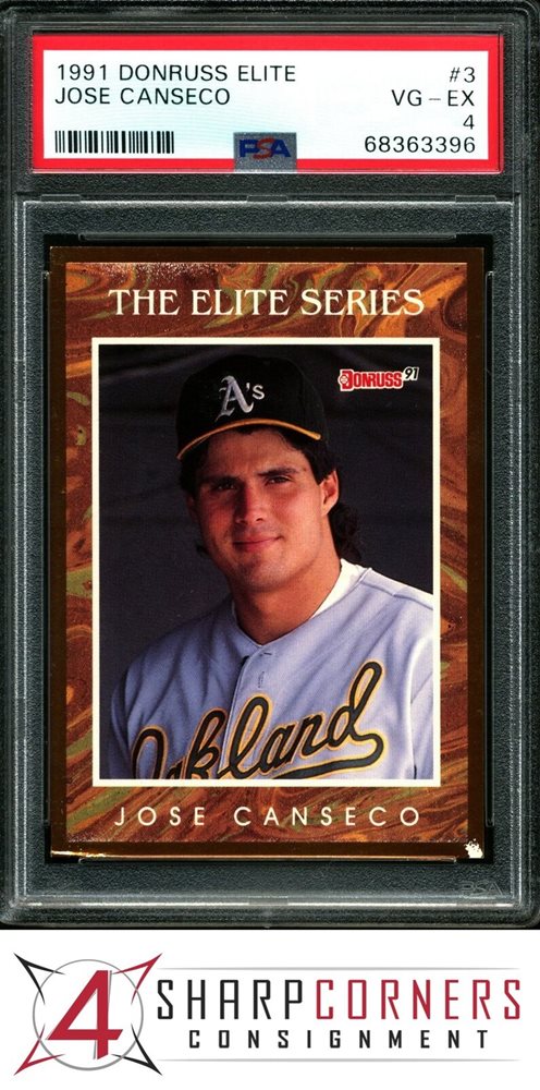 Jose Canseco  1991Donruss Elite含む3枚セット Auction Prices Realized Baseball Cards 1991 DONRUSS ELITE