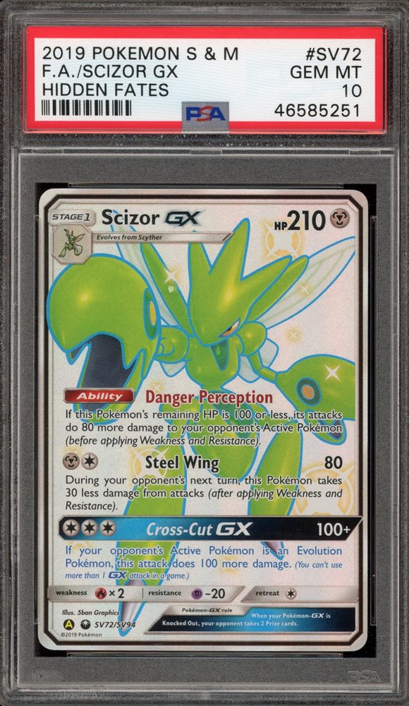 ☆PSA10☆GEM MINT2015 FA/SCIZOR EX 086/080RAGE OF THE BROKEN