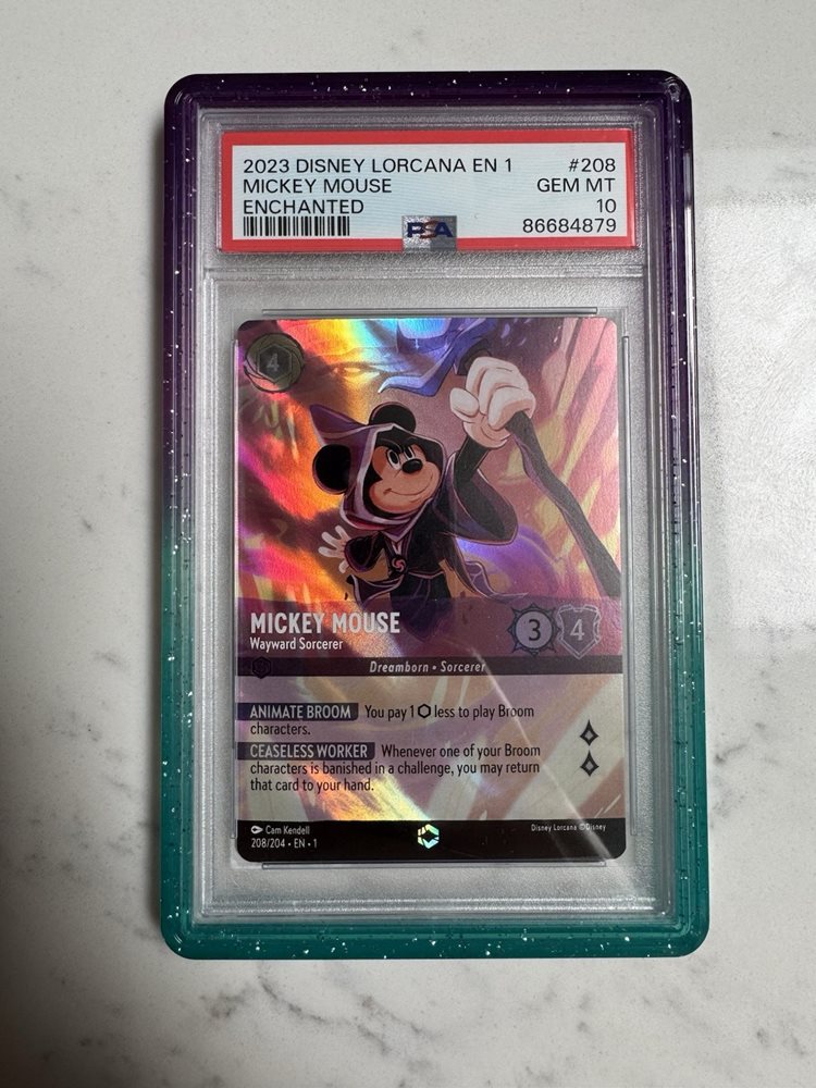 【PSA10】ロルカナ　物語のはじまり Mickey Mouseエンチャンテッド Lorcana ロルカナ ミッキーマウス エンチャンテッド PSA10