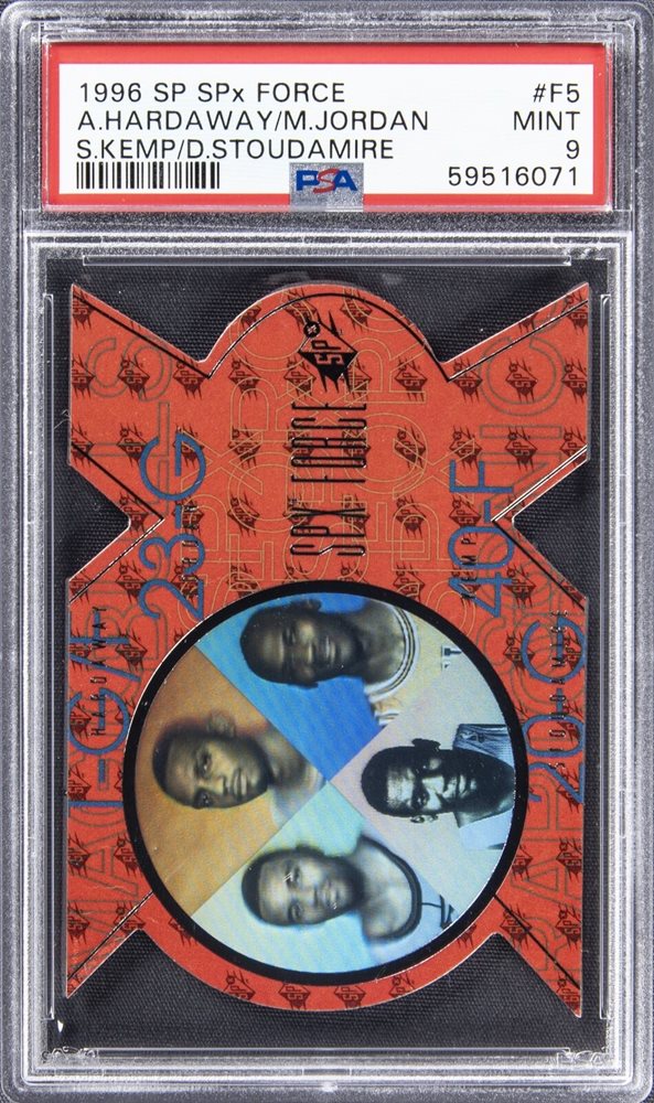 Michael Jordan⁄Hardaway⁄Kemp 【PSA9】Michael Jordan/A.Hardaway/S 