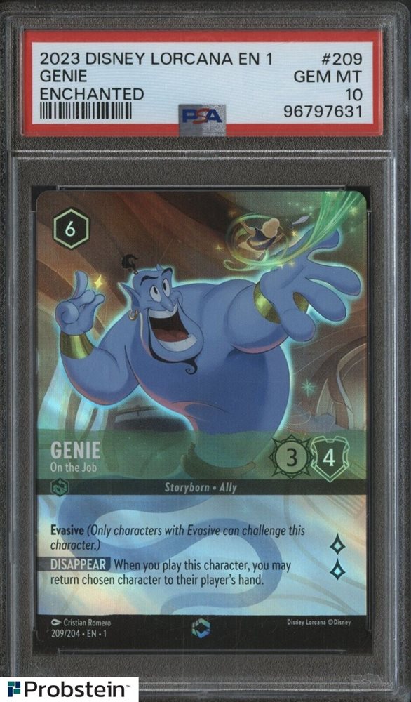 その他 PSA10Disney Lorcana Genie #209 811 PSA10Disney Lorcana Genie #209 811 - メルカリ