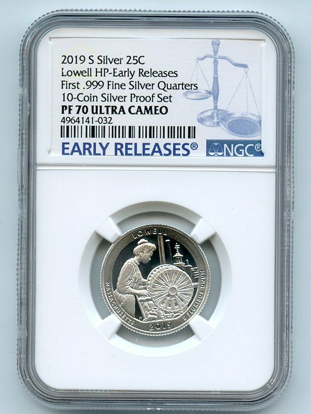 2019-S Lowell National Park Silver Quarter Limited Edition Set PR69DCAM PCGS