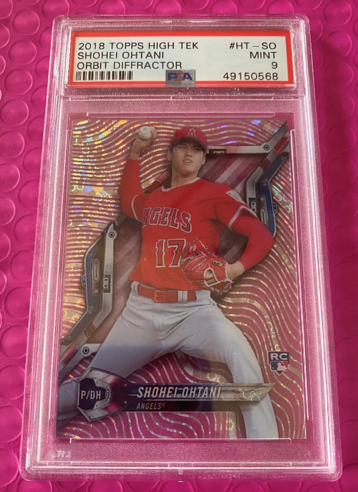 大谷翔平 2018topps high tek refractor MLBルーキーカード｜野球