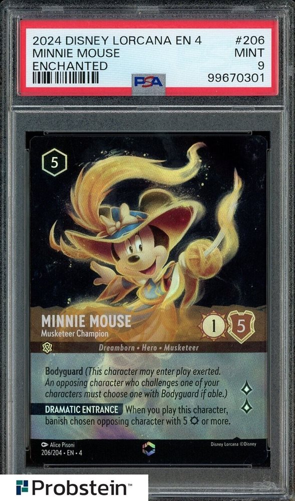 PSA10 Disney Lorcana ミニーマウス #206 3197 PSA10 Disney Lorcana ミニーマウス #206 3197 - メルカリ