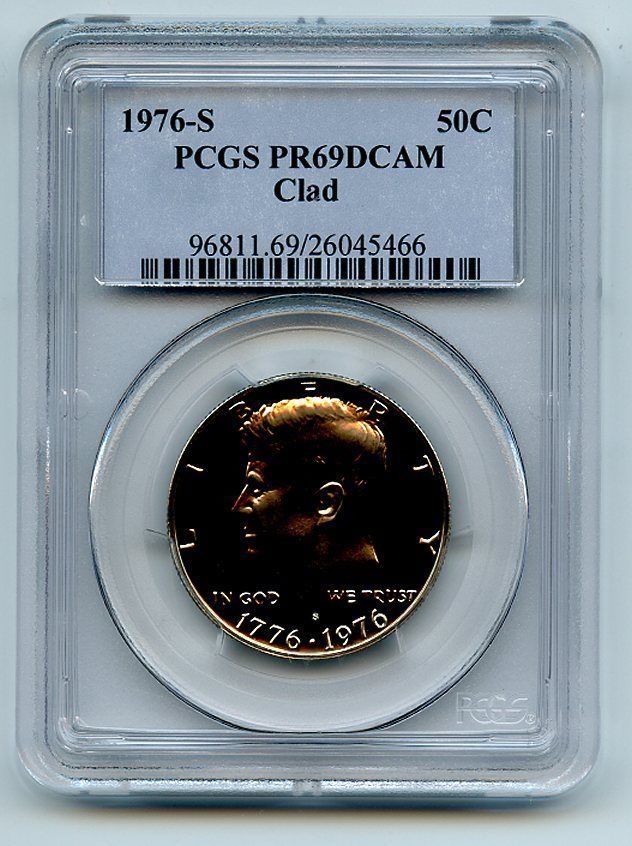2001-S PCGS PR69DCAM Kennedy Half Dollar Presidential Label