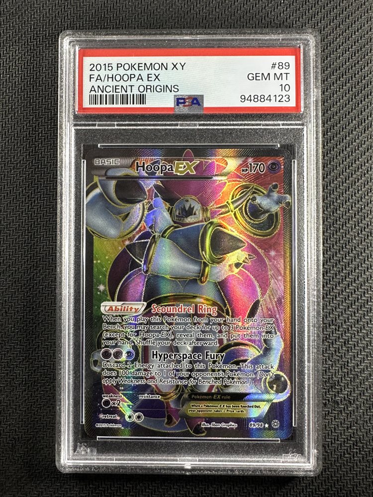 hoopa pokemon card value Pokémon TCG Hoopa Ex 89/98 Ancient Origins Full Art NM – True Believers  Gaming and Collectibles main image 1