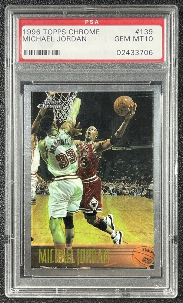Auction Prices Realized Basketball Cards 1996 TOPPS CHROME Michael