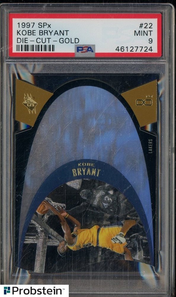 PSA9] 1997 SPx Die-Cut Kobe Bryant