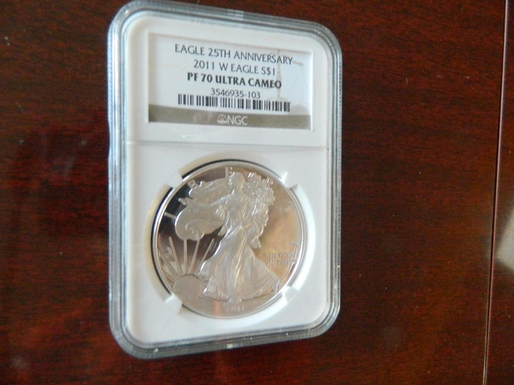 【最高鑑定品】NGC PF70 ULTRA CAMEO 2011 銀貨 ケネディ 2011 W EAGLE S $1 25TH ANNIVERSARY PF 70 ULTRA CAMEO Silver