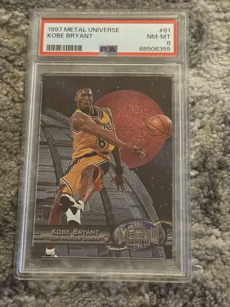 PSA鑑定済 1997 KOBE BRYANT L UNIVERSE 1997 Metal Universe Kobe Bryant #81 HOF Los Angeles Lakers