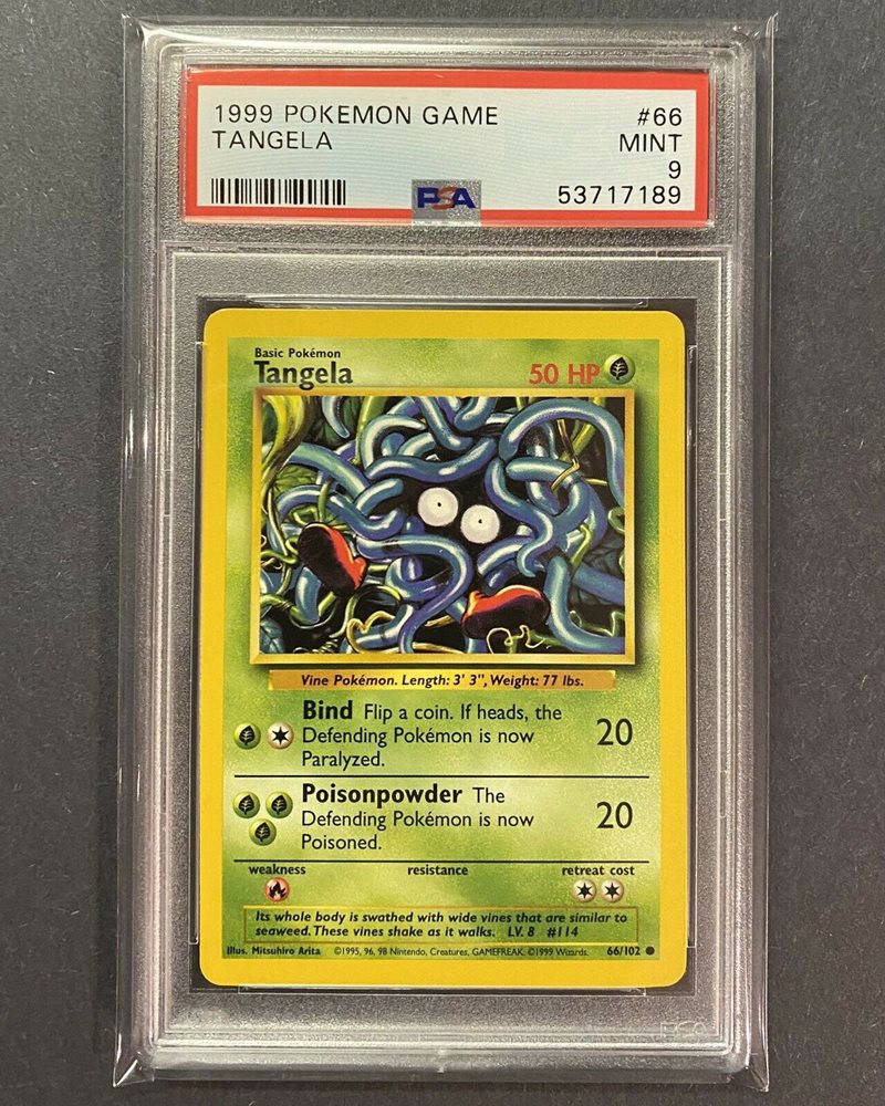 Auction Prices Realized Tcg Cards 1999 Pokemon Game Tangela