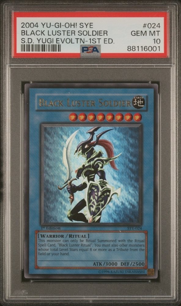 【PSA9】カオスソルジャー 英語 1st edition SYE-024 Black Luster Soldier [1st Edition] SYE-024 Prices | YuGiOh