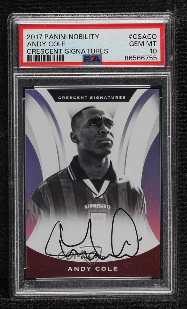2017 Panini Nobility Crescent Signatures Carlo Ancelotti Auto