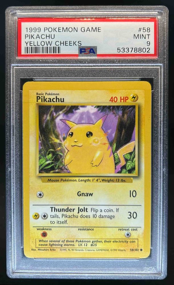 【PSA鑑定済】☆2枚セット☆ 1999 ピカチュウ（イエローチークス） Auction Prices Realized Tcg Cards 1999 POKEMON GAME Pikachu
