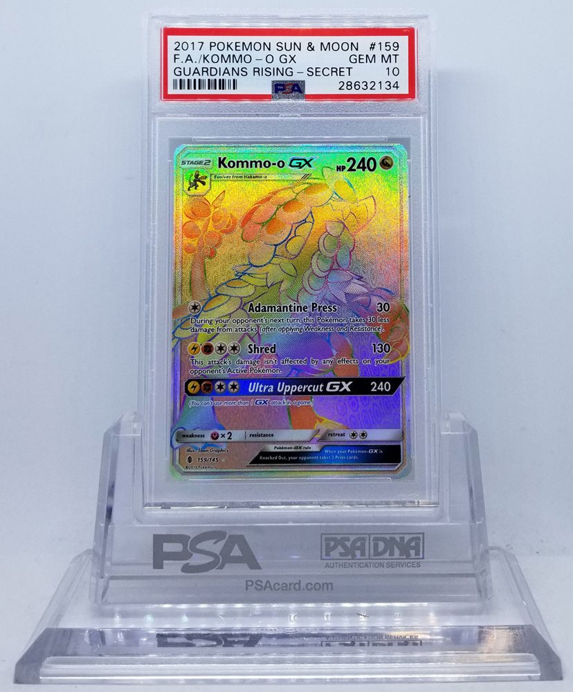 kommo-o pokemon card value Kommo-o Gx Hp 240 Holo #100 Pokmon Card 2017