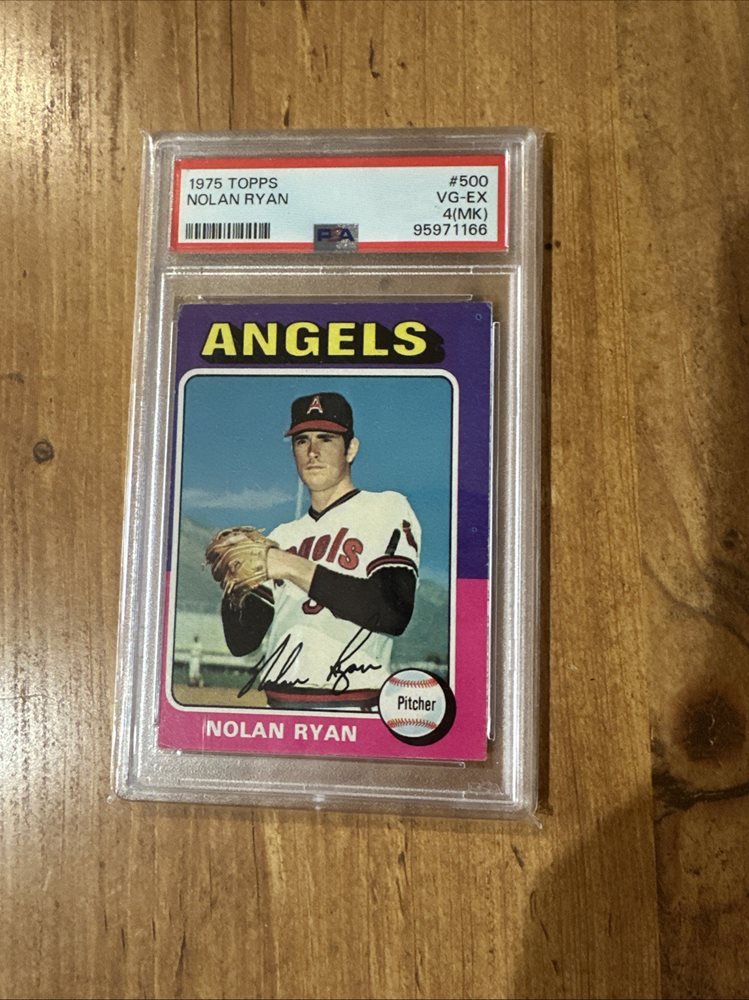 1975 Topps NOLAN RYAN PSA 8 ビンテージ エンゼルス 1975 Topps NOLAN RYAN PSA 8 ビンテージ エンゼルス 1975 Topps