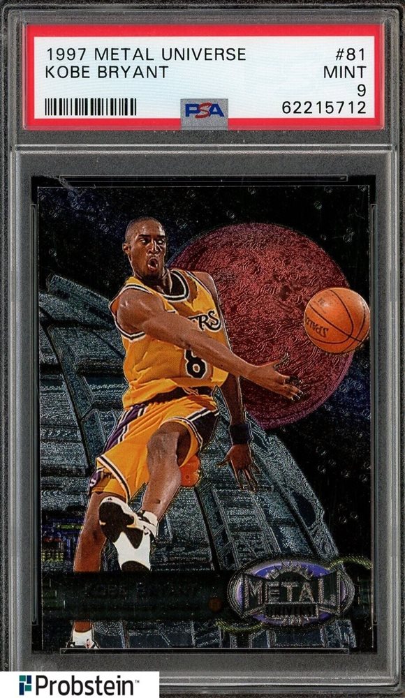 Auction Prices Realized Basketball Cards 1997 Metal Universe Kobe 