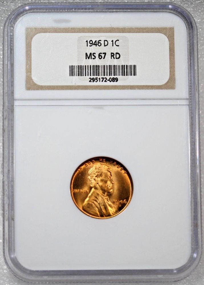 1984 LINCOLN CENT NGC MS67RD