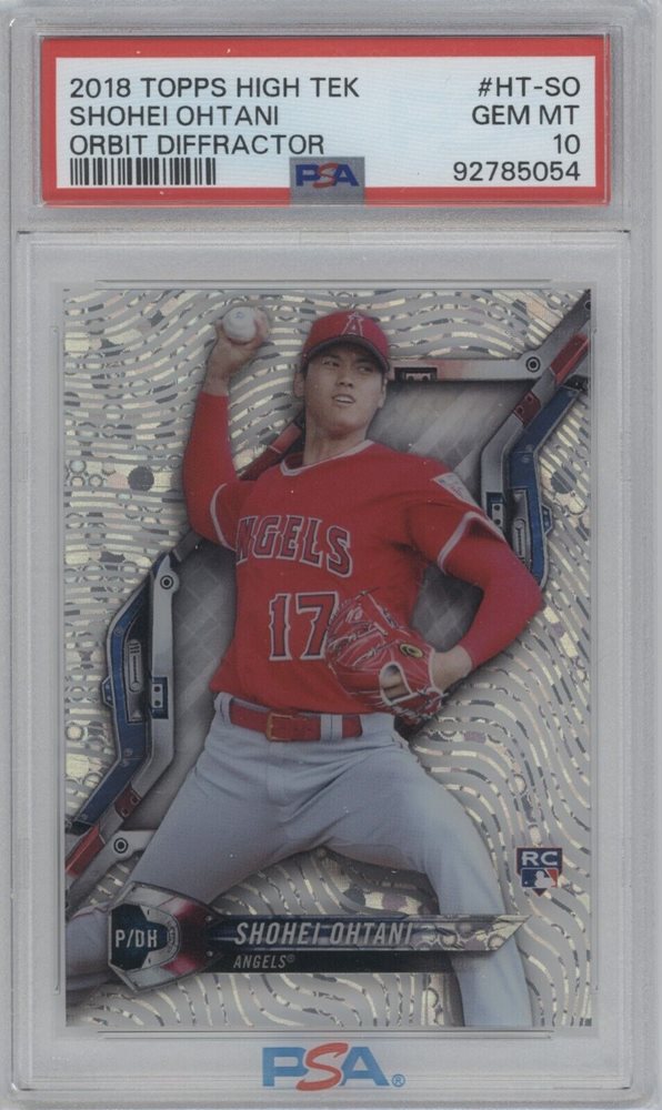 大谷翔平 2018topps high tek refractor MLBルーキーカード｜野球