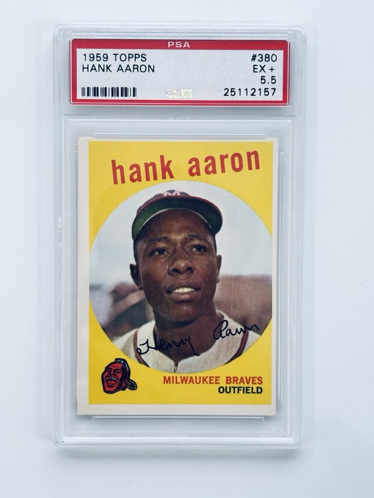 Auction Prices Realized Baseball Cards 1959 TOPPS Hank Aaron
