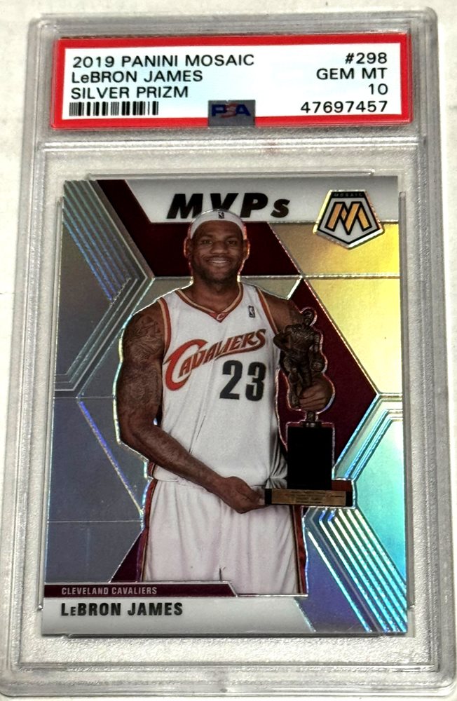 レブロン・ジェームズ　PSA 10 LeBron James Card 2022-23 Mosaic Elevate #4 PSA 10 | eBay