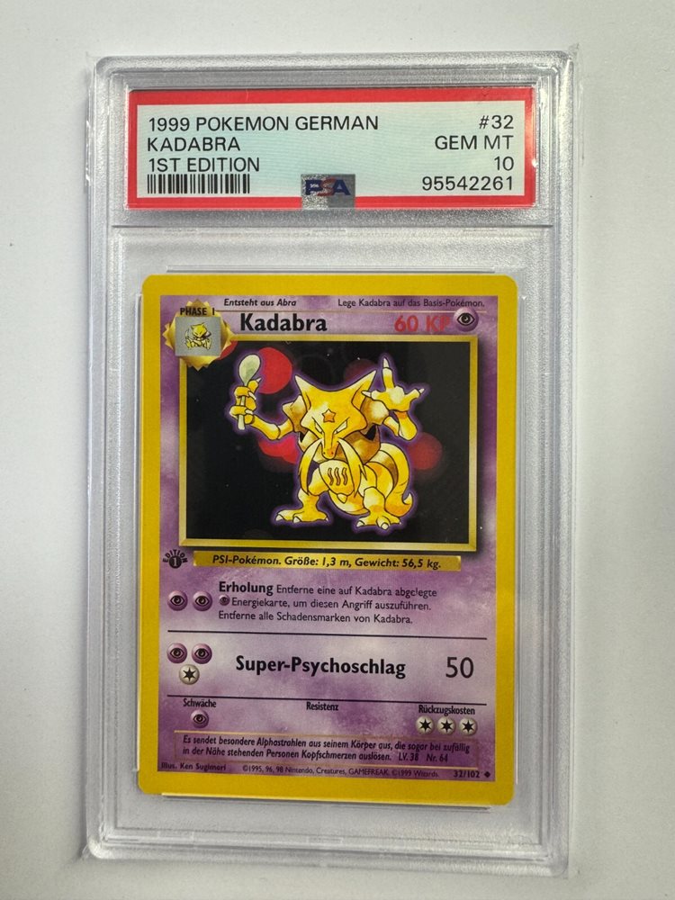 Auction Prices Realized Tcg Cards 1999 POKEMON GERMAN Kadabra