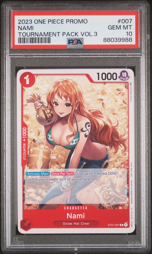Auction Prices Realized Tcg Cards 2023 ONE PIECE PROMOS Nami