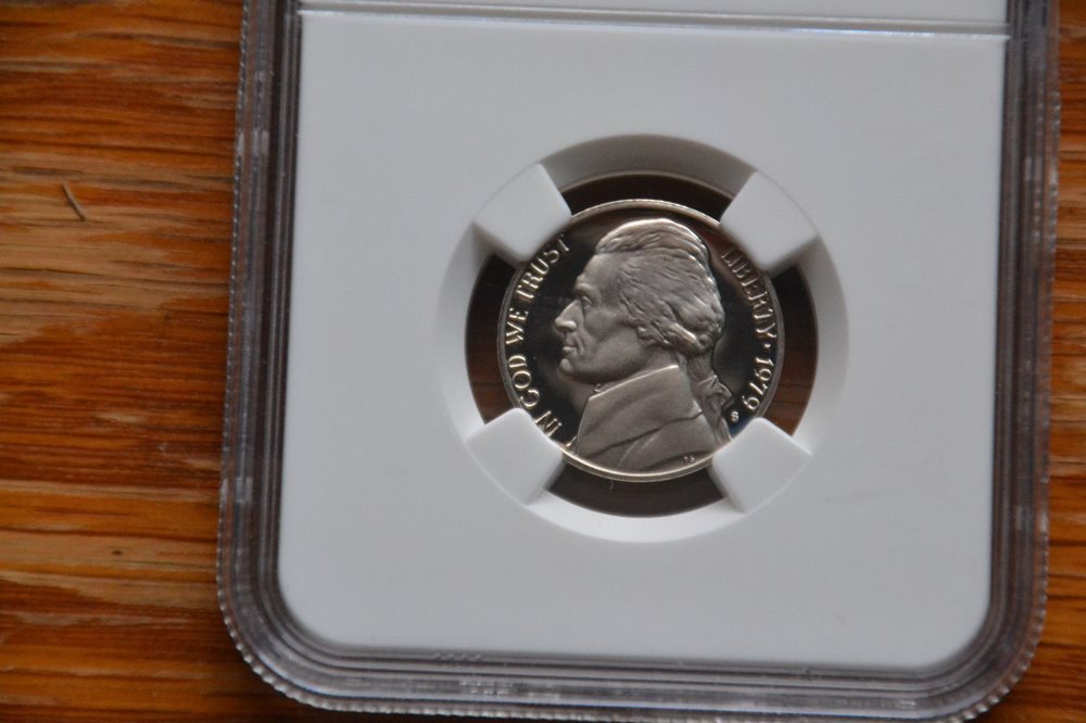 1979-S Jefferson Nickel Type I PR70DCAM PCGS Proof 70 Deep Cameo Type 1 One
