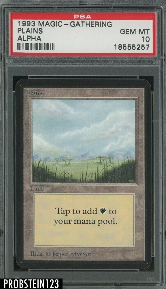 【値下げ】PSA10 / MTG PLAINS （平地）鑑定枚数世界1枚 値下げ】PSA10 / MTG PLAINS （平地）鑑定枚数世界1枚 - メルカリ