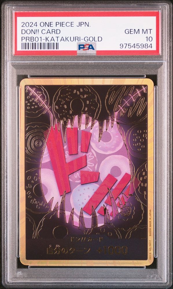 2024 ONE PIECE KATAKURI-GOLD カード PSA 10 Auction Prices Realized Tcg Cards 2024 ONE PIECE JAPANESE