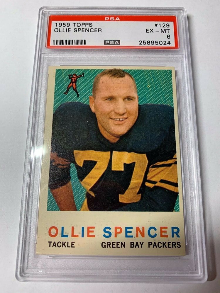 Auction Prices Realized Football Cards 1959 Topps Ollie Spencer