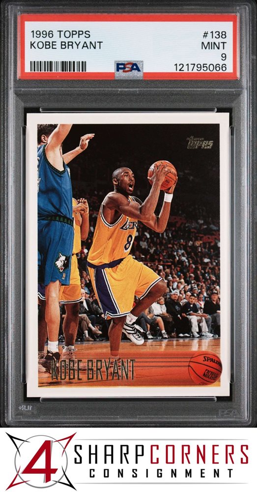 Auction Prices Realized Basketball Cards 1996 TOPPS Kobe Bryant