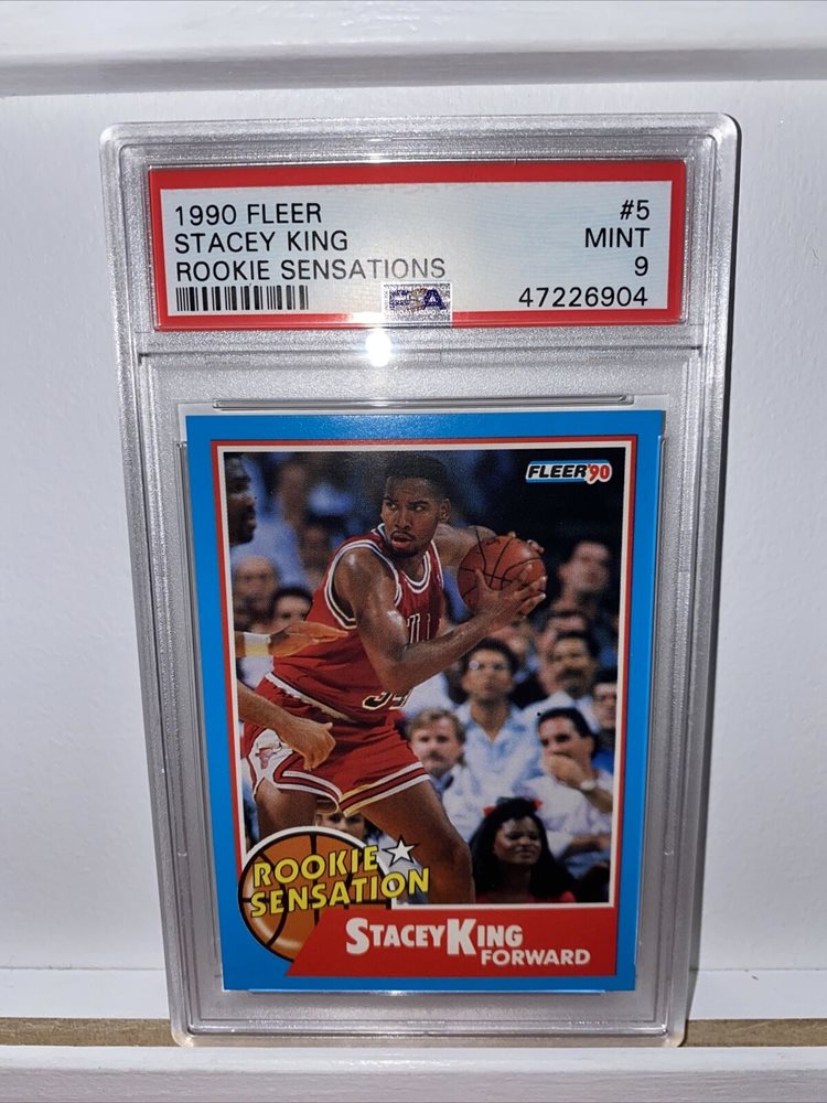 1990 Fleer 27 Stacey King – PSA GEM MT 10 on Goldin Auctions