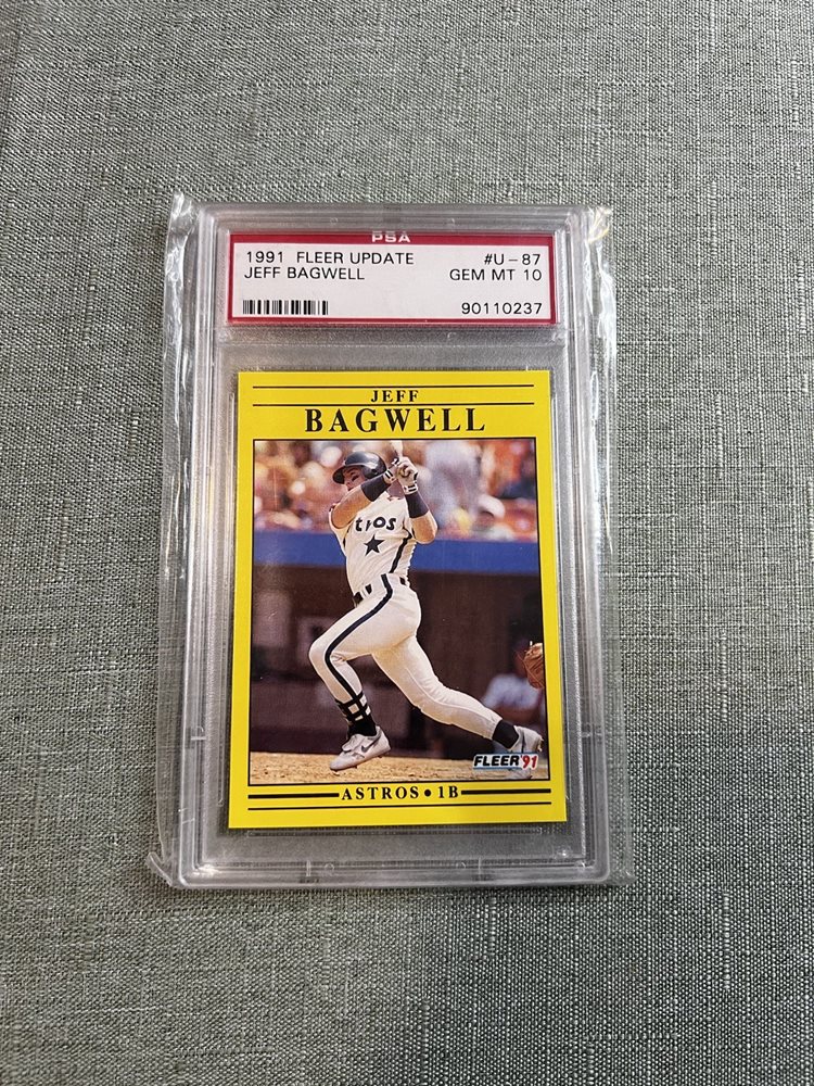 その他 1991 ULTRA UPDATE JEFF BAGWELL BGS GEM Auction Prices Realized Baseball Cards 1991 ULTRA UPDATE