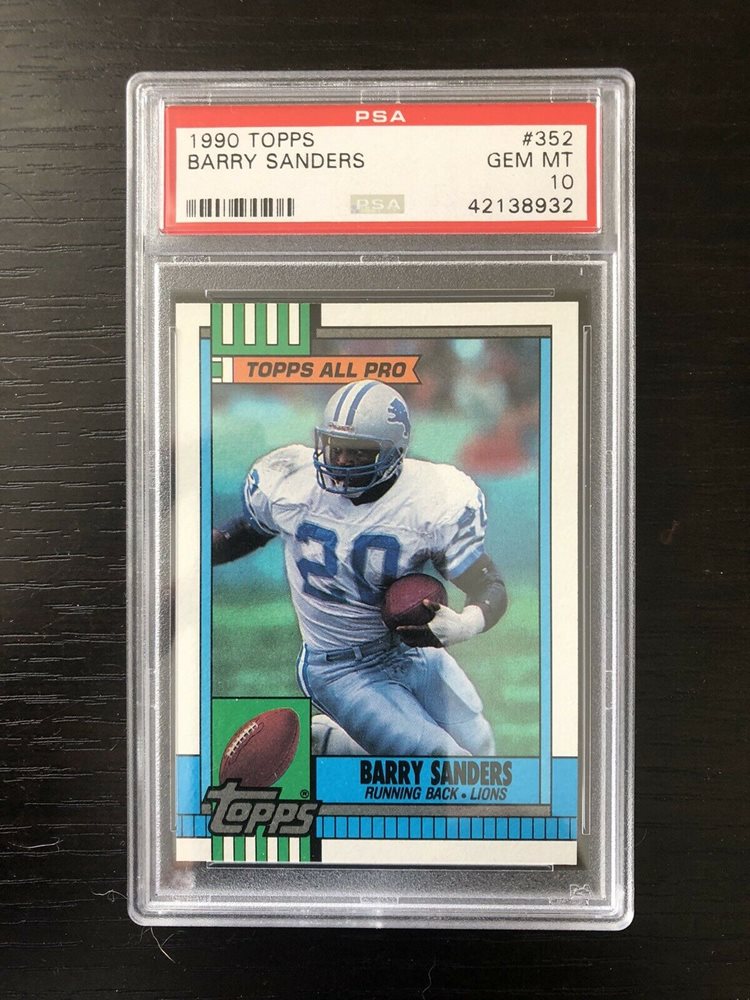 Auction Prices Realized Football Cards 1990 Topps Barry Sanders