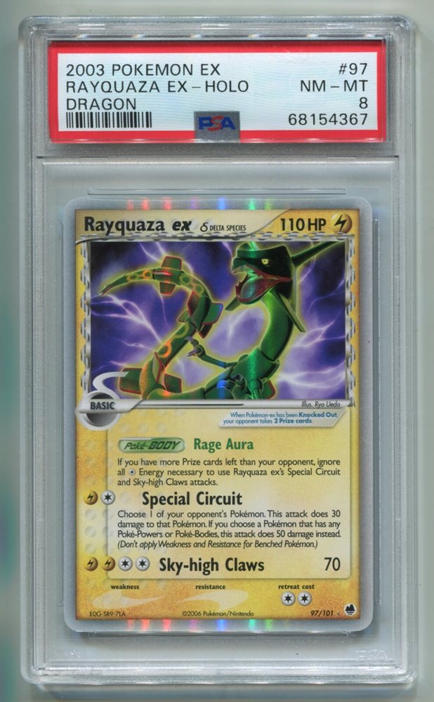Auction Prices Realized Tcg Cards 2003 POKEMON EX DRAGON Rayquaza
