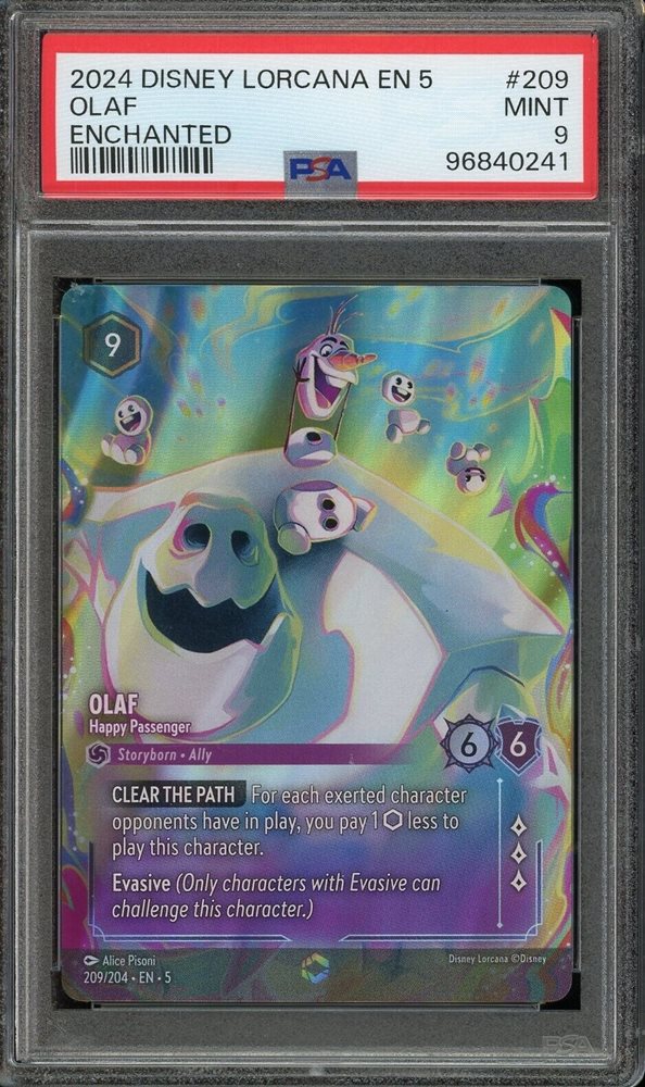 PSA10Disney Lorcana ハデス#205 2024 DISNEY LORCANA EN 5-SHIMMERING SKIES MUFASA - RULER OF