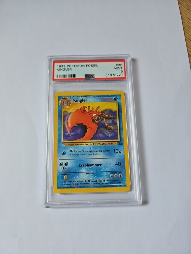 Auction Prices Realized Tcg Cards 1999 POKEMON FOSSIL Kingler