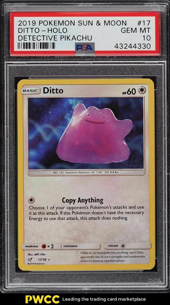 holographic energy pokemon card TCG Pokemon Ditto 3/62 Fossil Holo Rare LP/NM – True Believers Gaming and  Collectibles main image 1