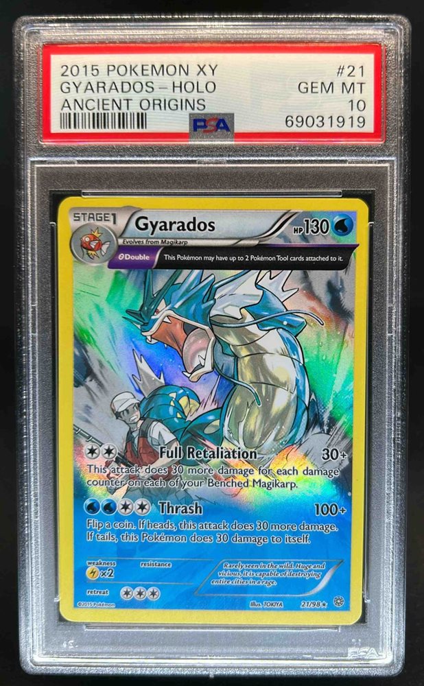 PSA10 2015 Pokémon XY Gyarados 21/98 PSA10 2015 Pokémon XY Gyarados 21/98 eBay Auction Item