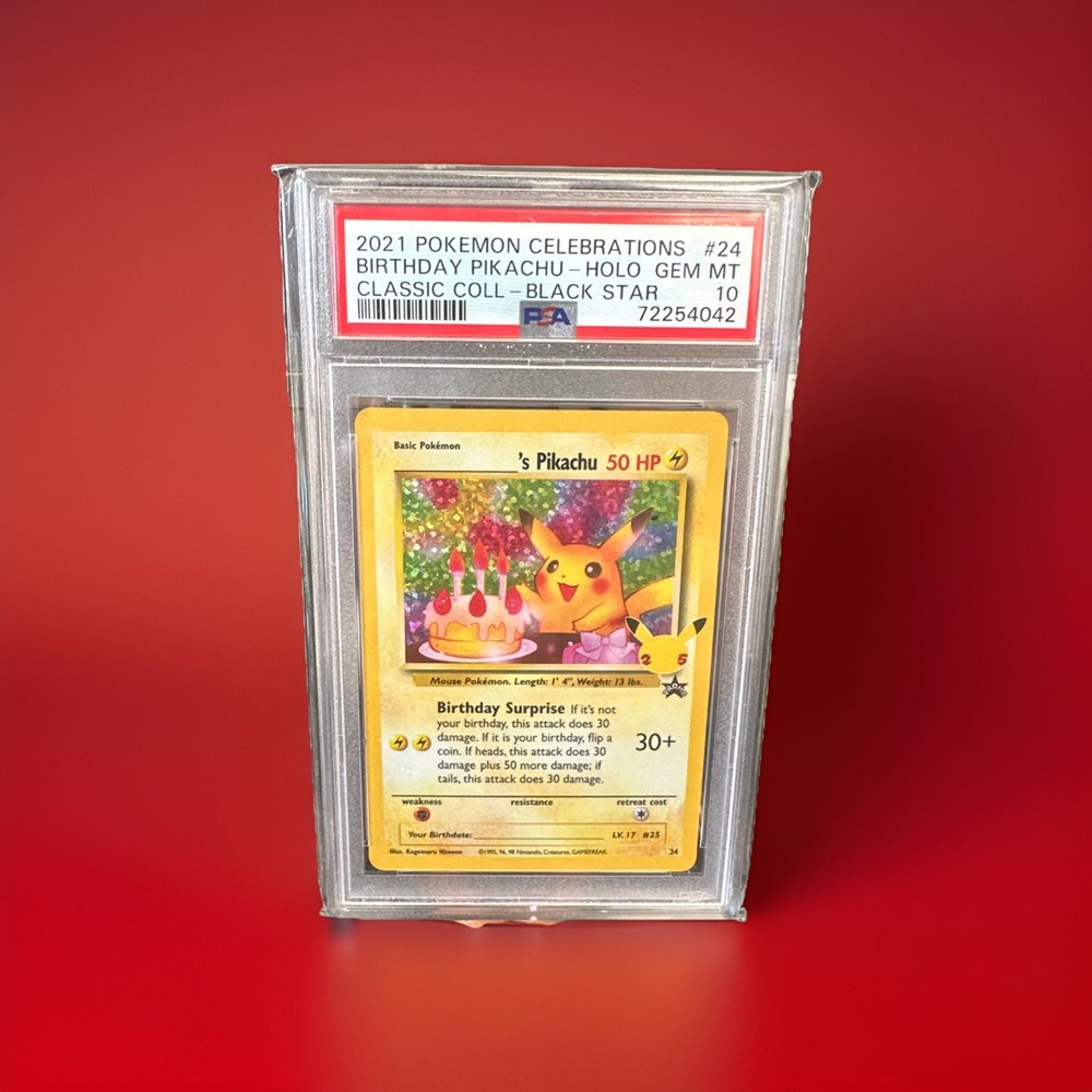 バースデイピカチュウホロ 2021 PSA10 PSA10 2021 バースデーピカチュウ ホロ GEM MT - メルカリ