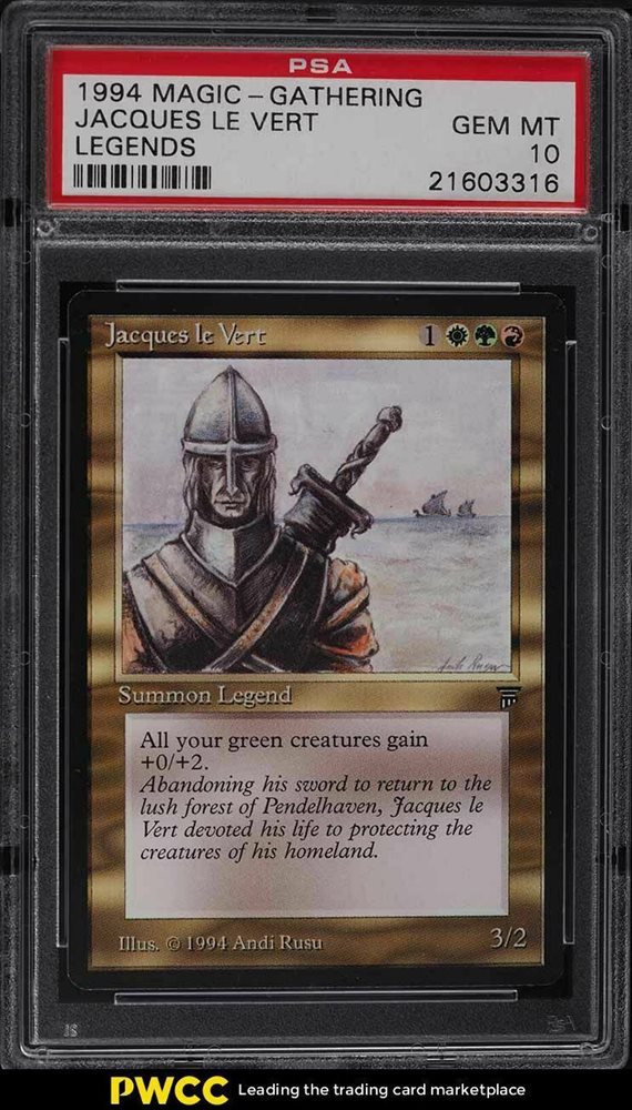 Auction Prices Realized Tcg Cards 1994 MAGIC THE GATHERING LEGENDS