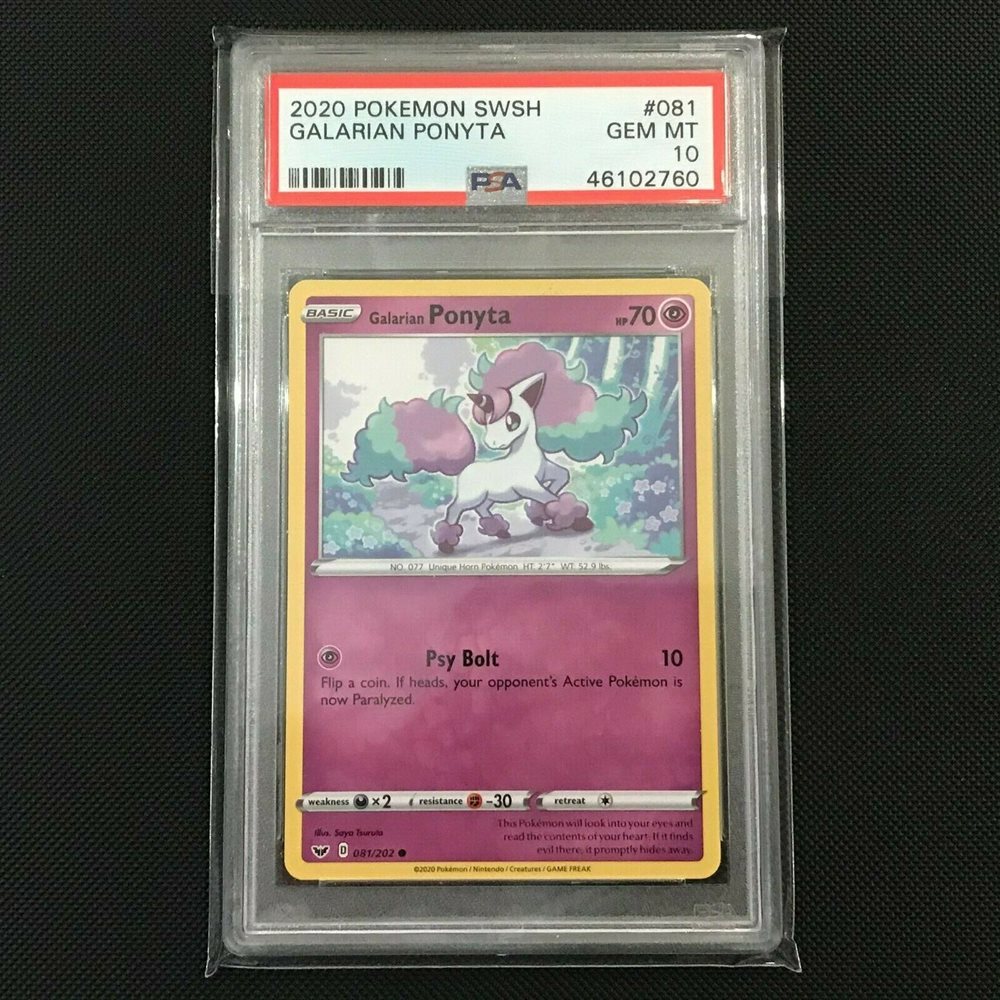 Auction Prices Realized Tcg Cards 2020 Pokemon Sword & Shield Galarian  Ponyta