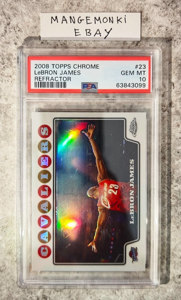 その他 topps finest 2008 refractor Lebron James LeBron James 2007 Topps Finest #40 Refractor Price Guide